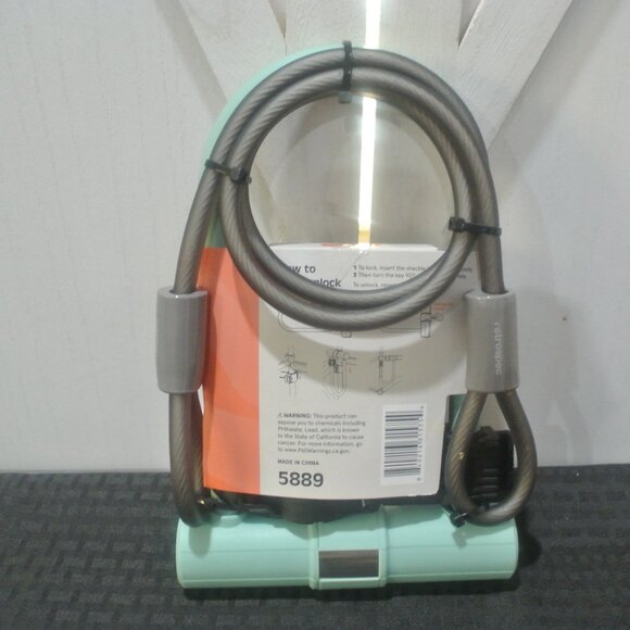 Retrospec Lookout U-Lock Bike Lock With Cable - 14mm - Picture 4 of 6